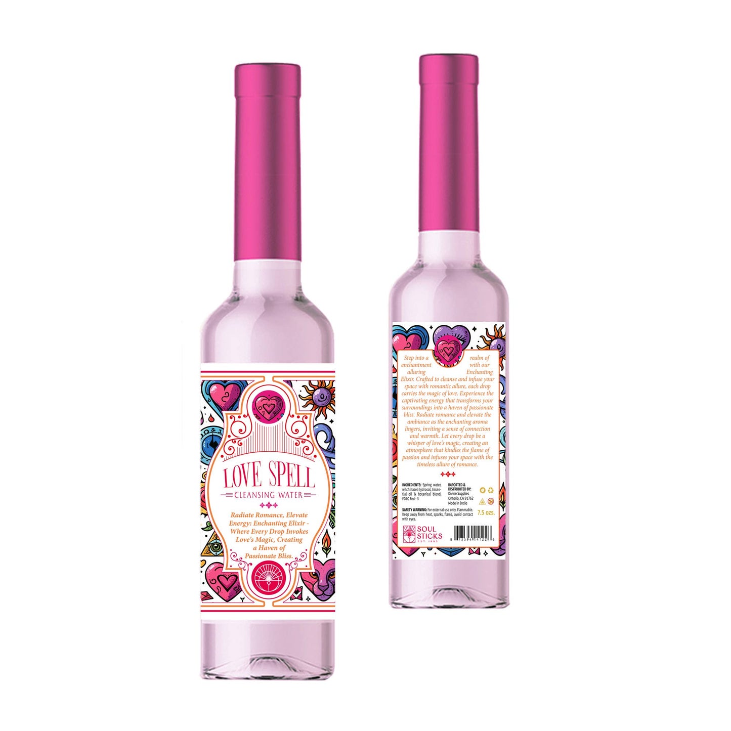 Spiritual Cleansing Water - Love Spell (7.5 oz.)