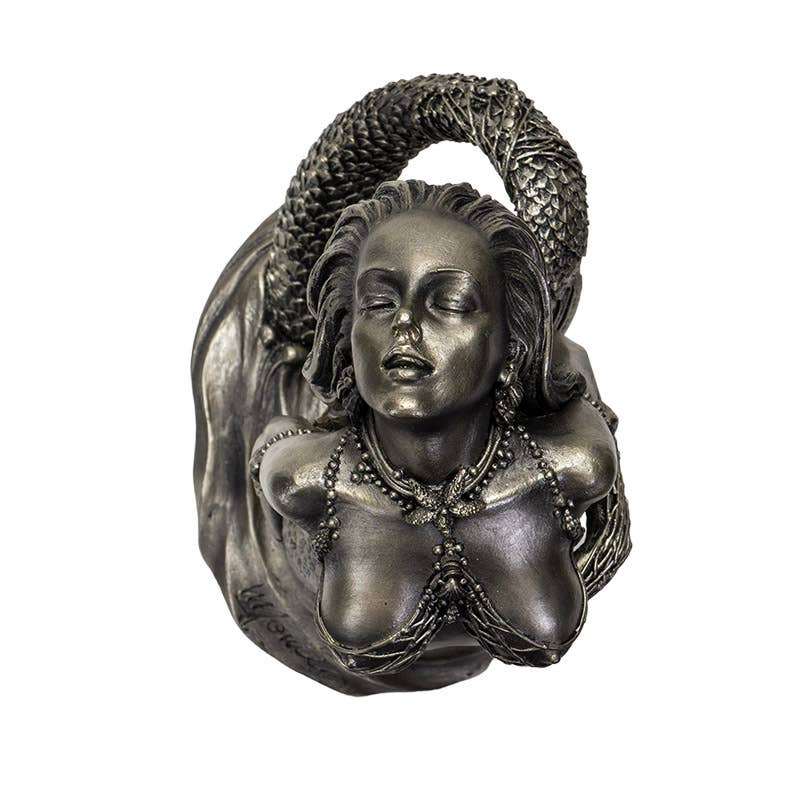 Silver Siren Statue