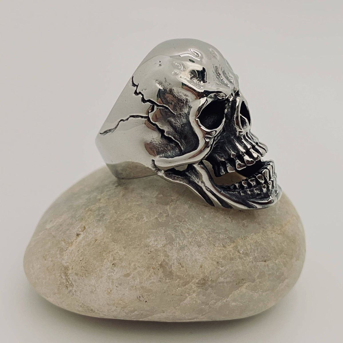 Mio Queena - MJ/MR/GT - High Quality Men's Stainless Steel Skull Rings: Style6 / 12#