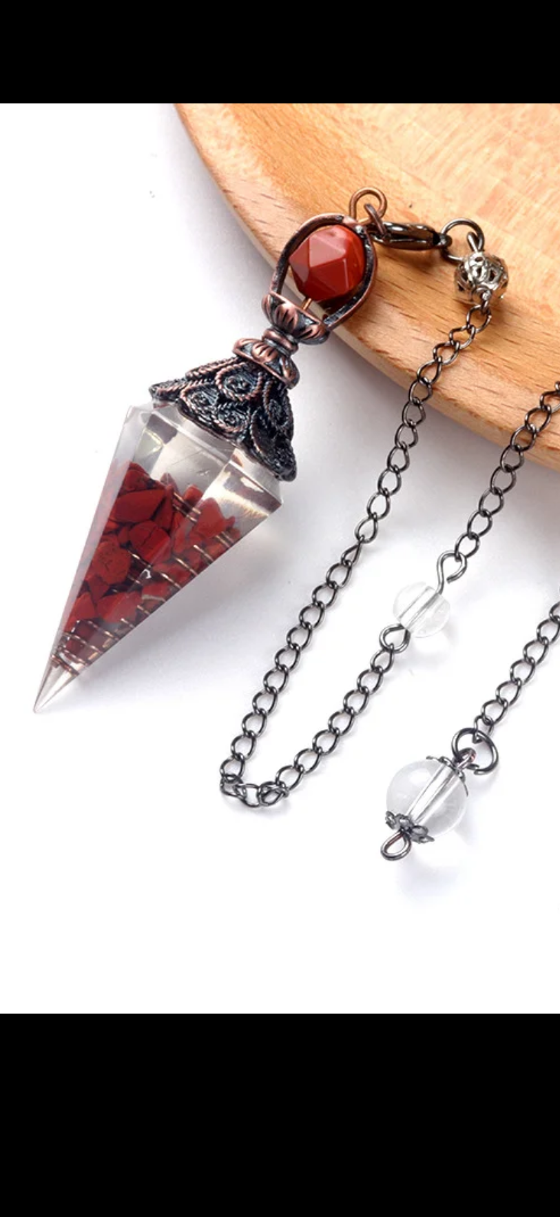 Natural Gemstone Pendulum