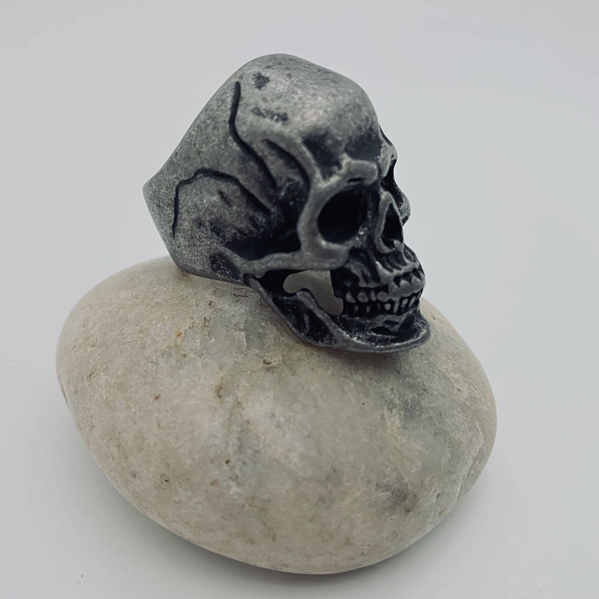 Mio Queena - MJ/MR/GT - High Quality Men's Stainless Steel Skull Rings: Style6 / 12#