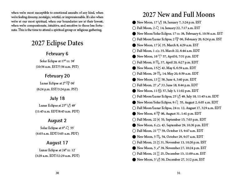 Llewellyn's 2027 Daily Planetary Guide: Planetary Timing