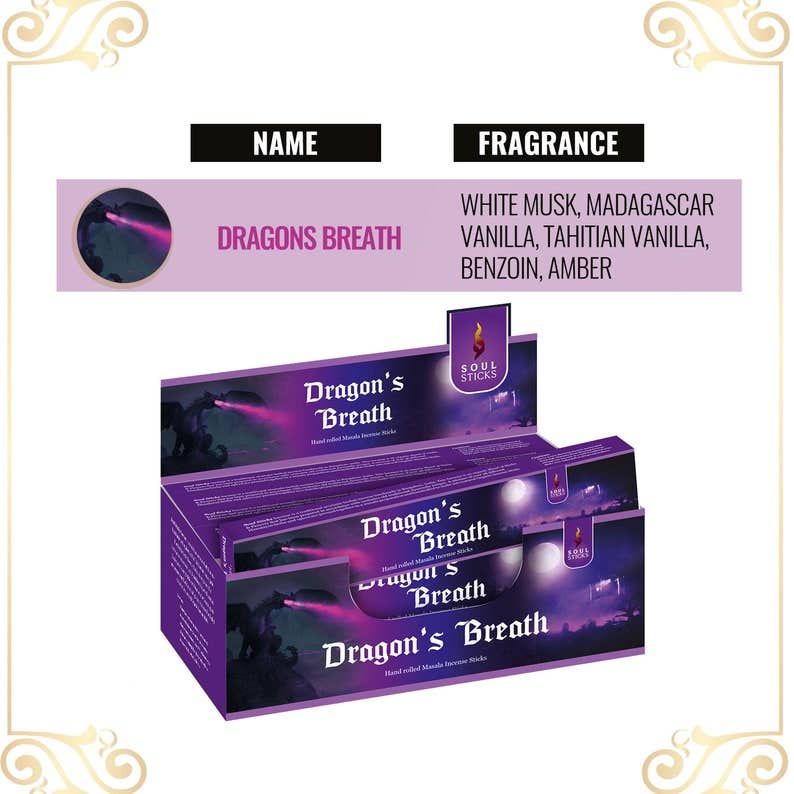 Masala Incense Sticks - Soul Sticks Dragon's Breath
