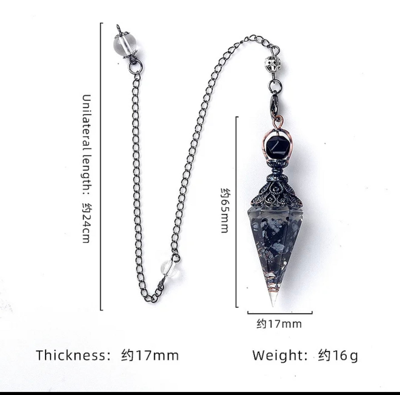 Natural Gemstone Pendulum
