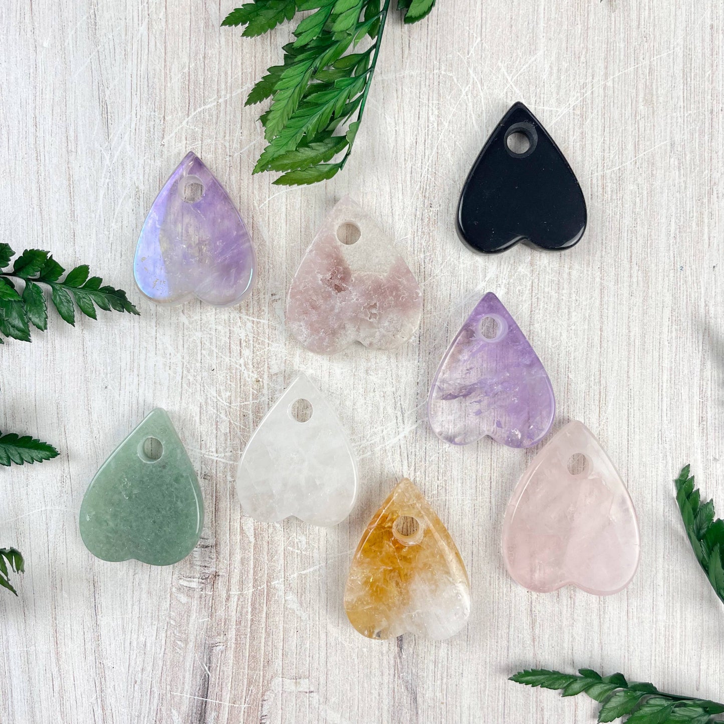 Gemstone Planchette Carving: Clear Quartz
