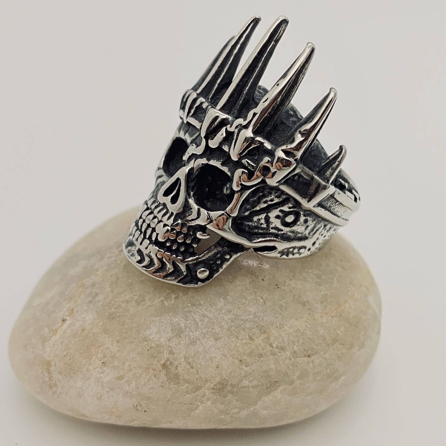 Mio Queena - MJ/MR/GT - High Quality Men's Stainless Steel Skull Rings: Style6 / 12#