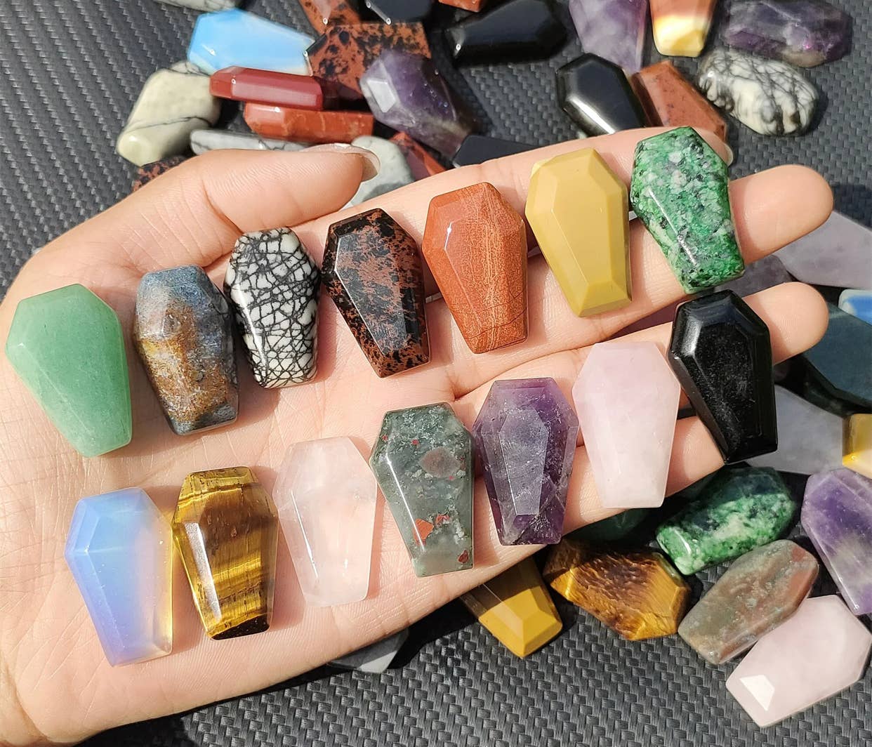 Mini Crystal Coffins