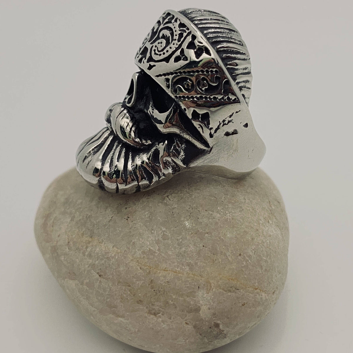 Mio Queena - MJ/MR/GT - High Quality Men's Stainless Steel Skull Rings: Style6 / 12#