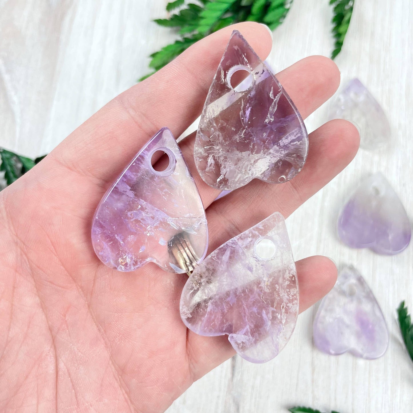 Gemstone Planchette Carving: Rose Quartz