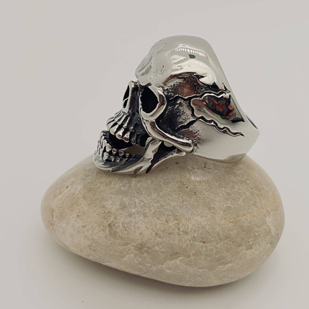 Mio Queena - MJ/MR/GT - High Quality Men's Stainless Steel Skull Rings: Style6 / 12#