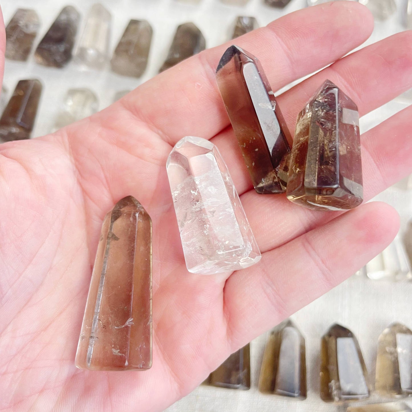 Mini Smoky Crystal Quartz Towers