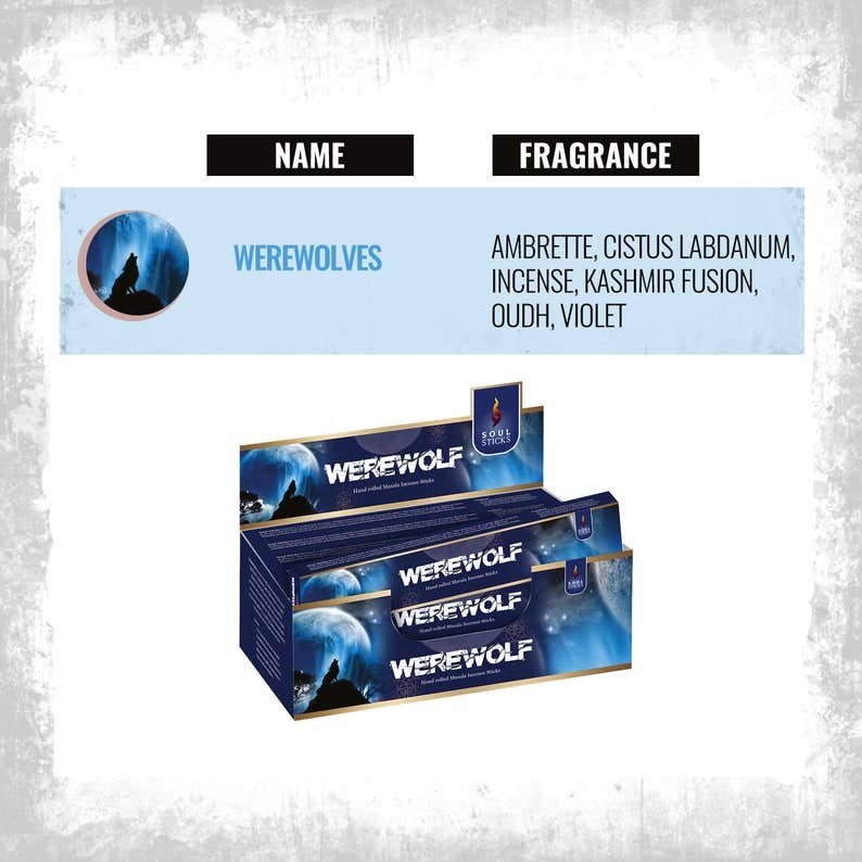 Masala Incense Sticks - Soul Sticks Werewolf
