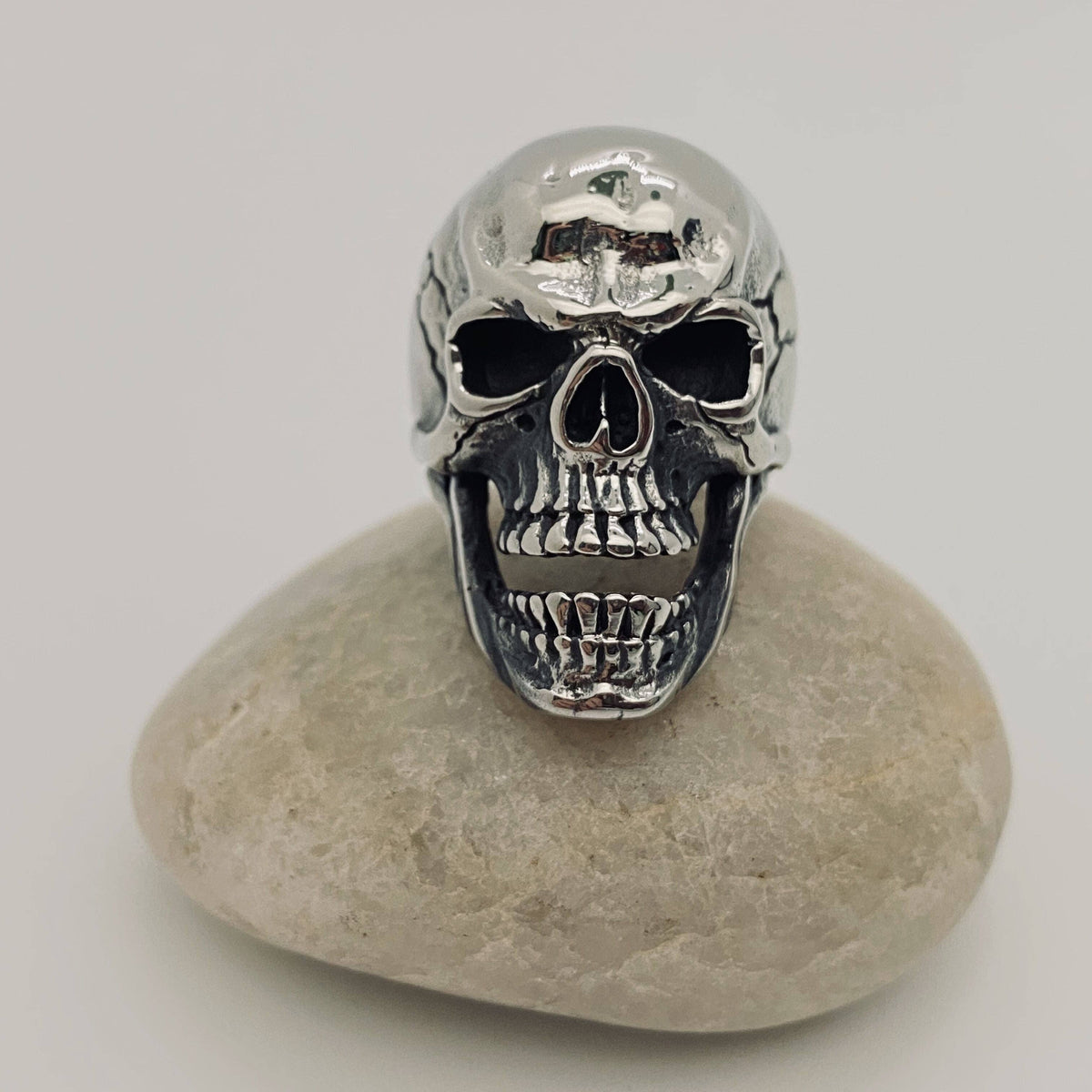 Mio Queena - MJ/MR/GT - High Quality Men's Stainless Steel Skull Rings: Style6 / 12#