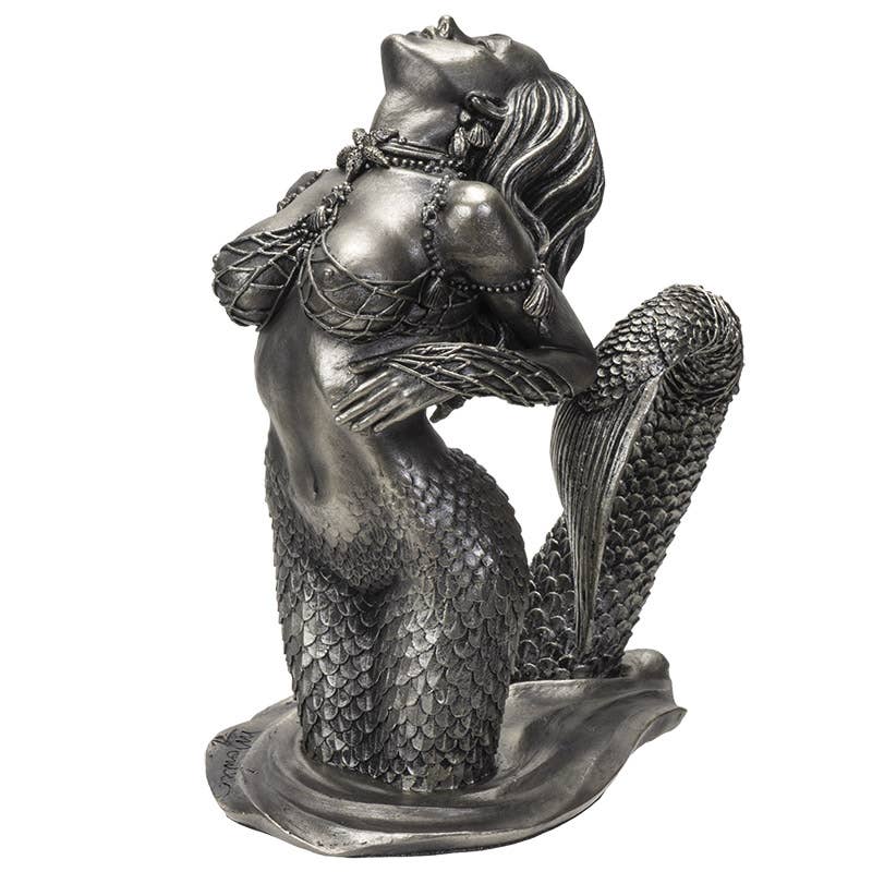 Silver Siren Statue