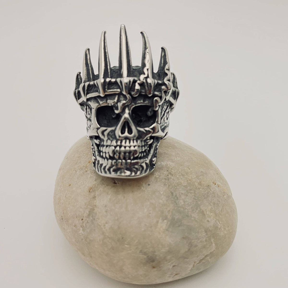 Mio Queena - MJ/MR/GT - High Quality Men's Stainless Steel Skull Rings: Style6 / 12#