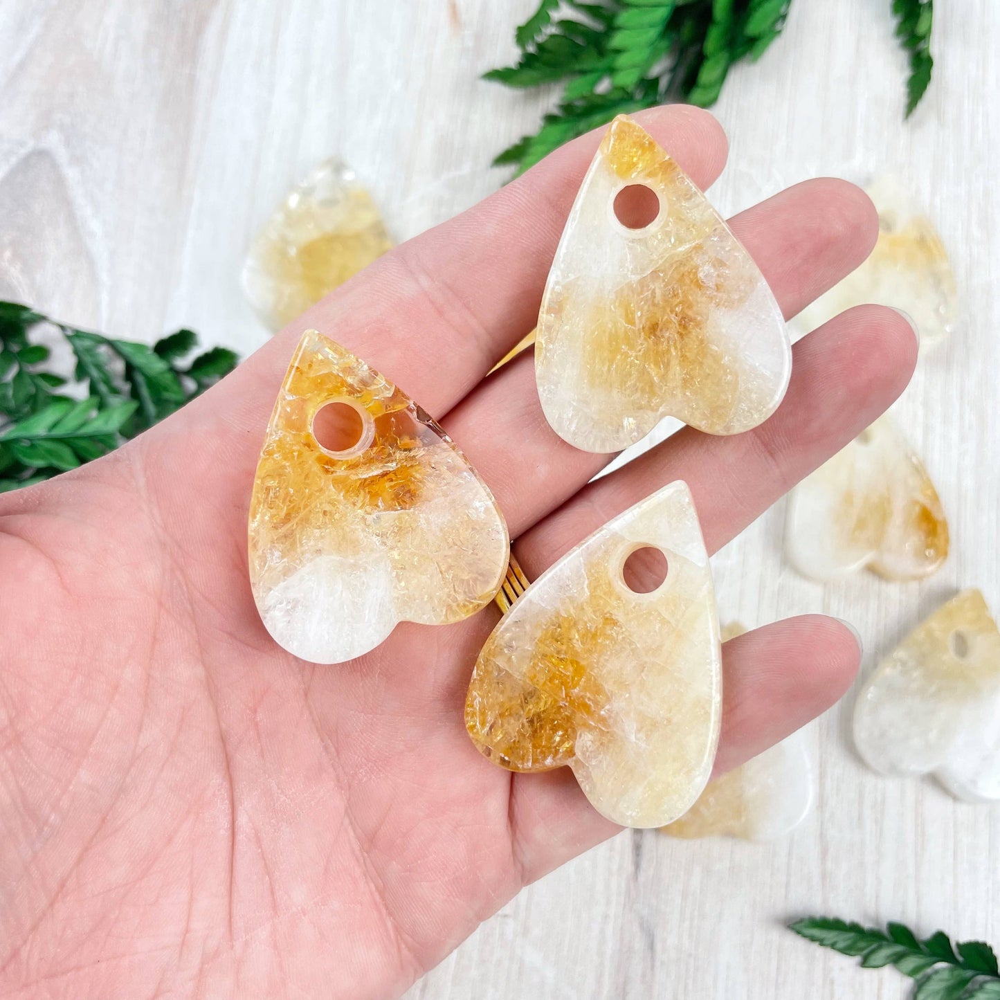 Gemstone Planchette Carving: Clear Quartz