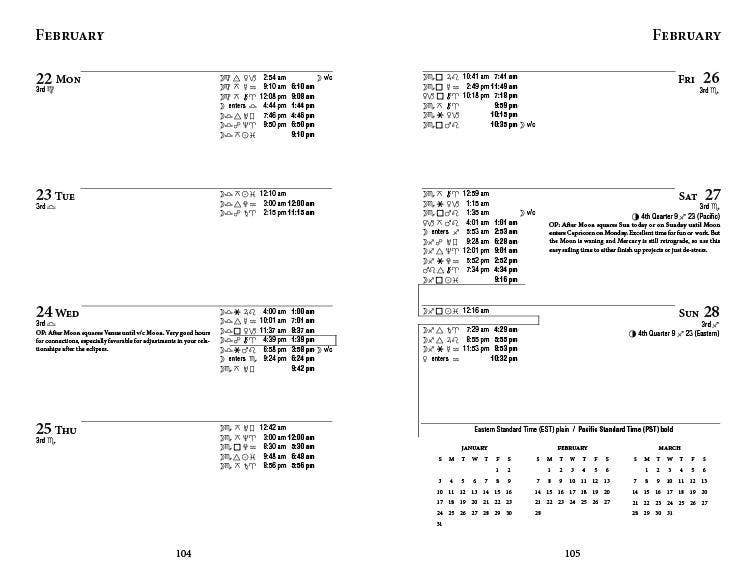 Llewellyn's 2027 Daily Planetary Guide: Planetary Timing