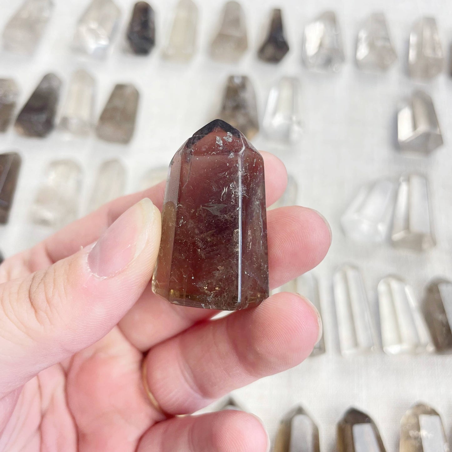 Mini Smoky Crystal Quartz Towers