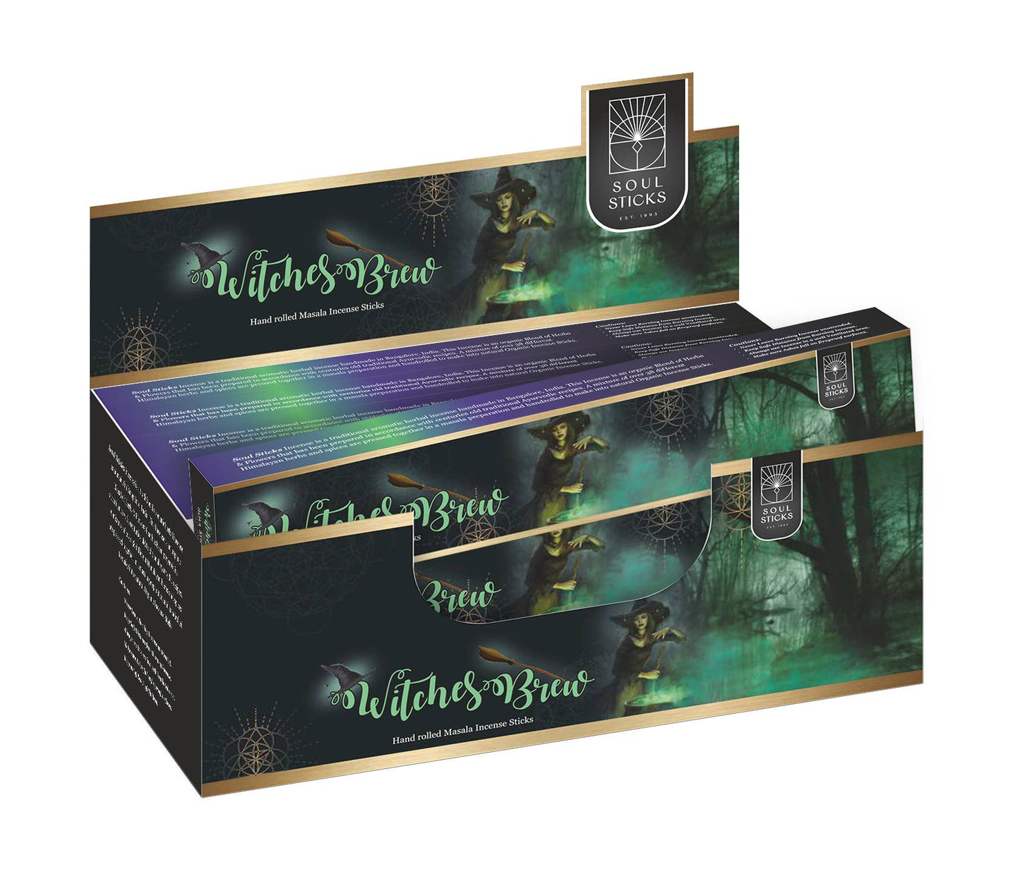 Soul Sticks - Witches Brew Masala Incense Sticks Single Pack (15g)