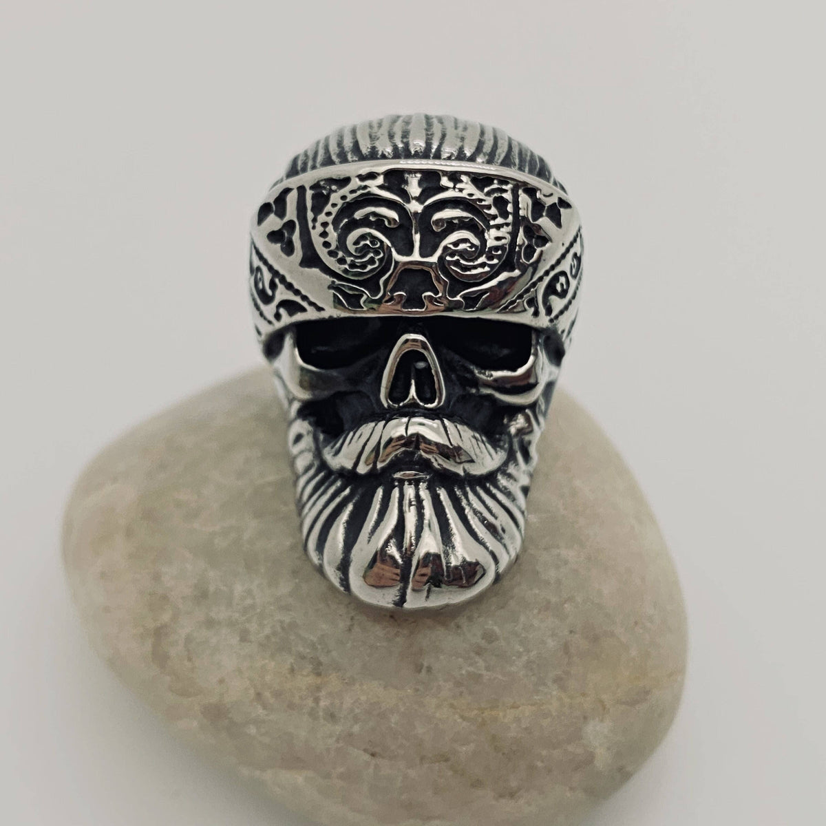 Mio Queena - MJ/MR/GT - High Quality Men's Stainless Steel Skull Rings: Style6 / 12#