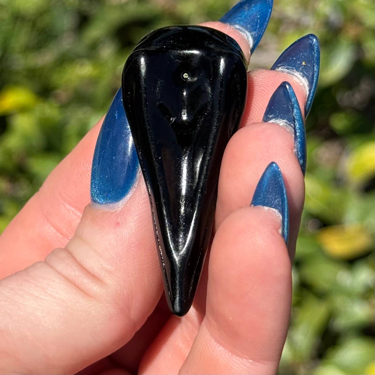 Obsidian Raven Skull - Small