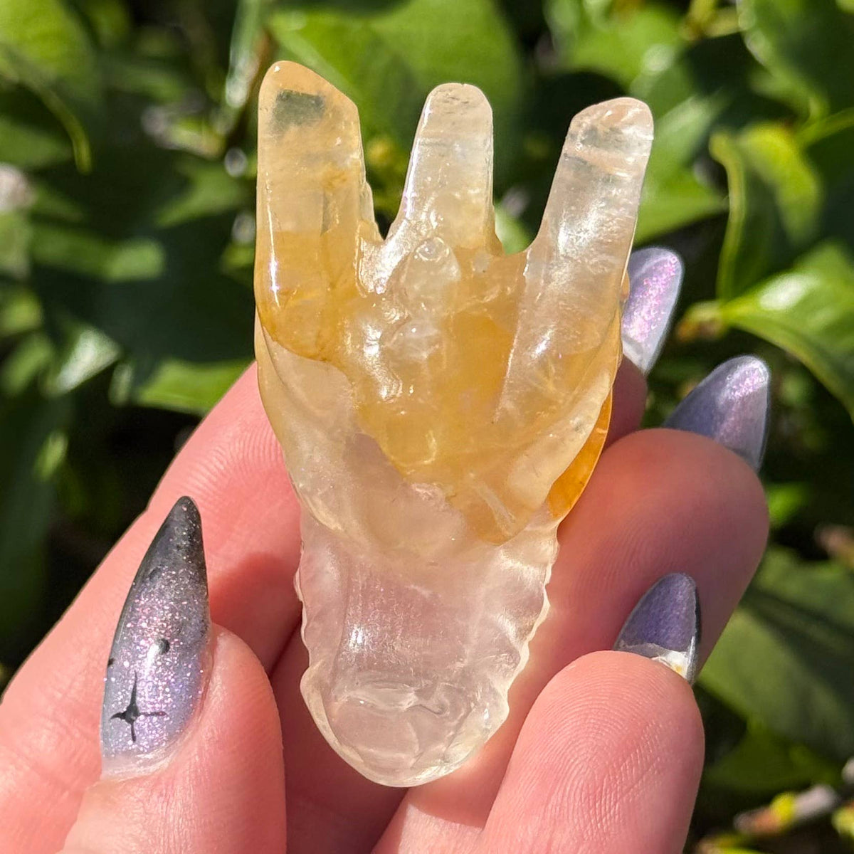 Mini Golden Healer Dragon Head
