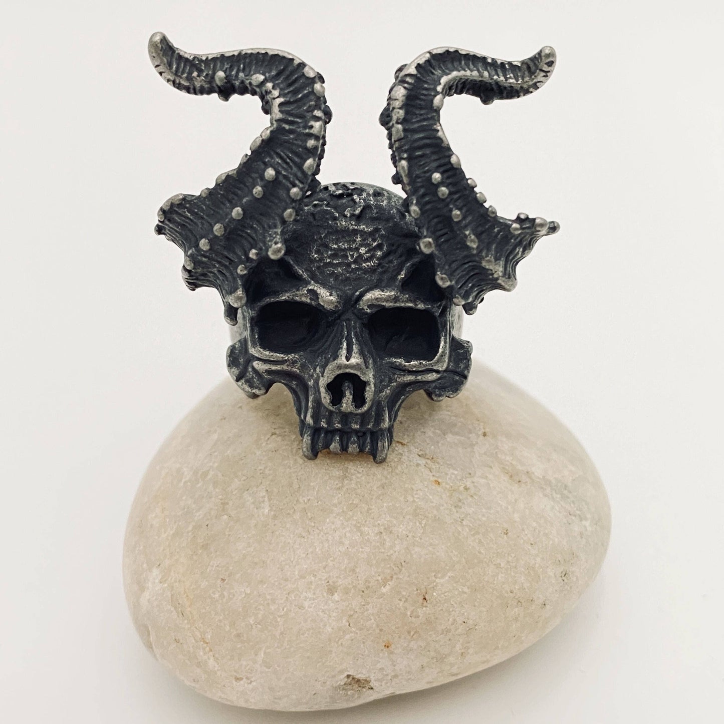 Mio Queena - MJ/MR/GT - High Quality Men's Stainless Steel Skull Rings: Style6 / 12#