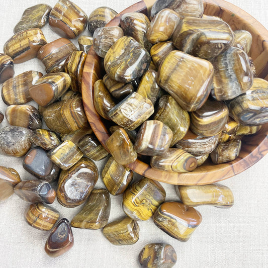 Tiger Eye Tumble Stone