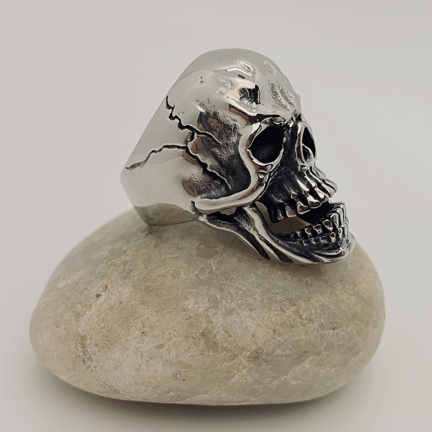 Mio Queena - MJ/MR/GT - High Quality Men's Stainless Steel Skull Rings: Style6 / 12#
