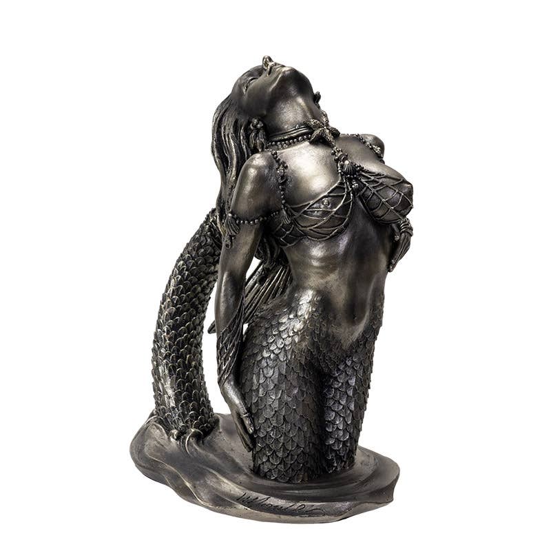 Silver Siren Statue