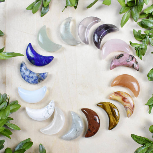 Crescent Moon Pocket Stone